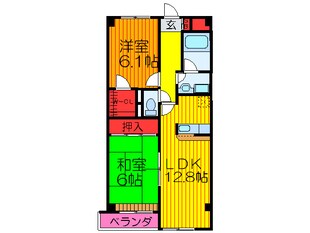 ナカタ４の物件間取画像